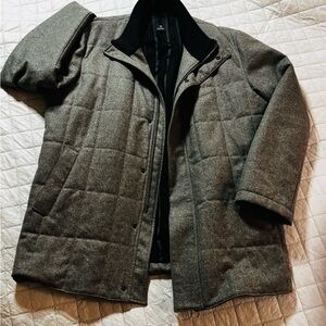 Zanella Men's Gray Wool Jacket